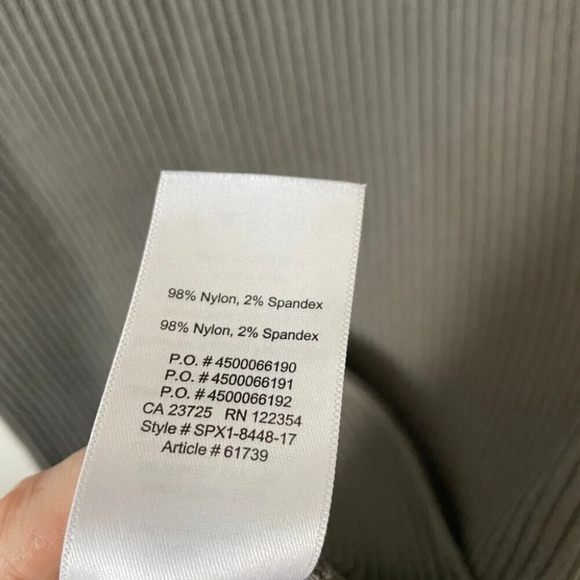 Aritzia Babaton High Neck Knit Short Sleeve Dress Olive Green Size Medium - Picture 5 of 5